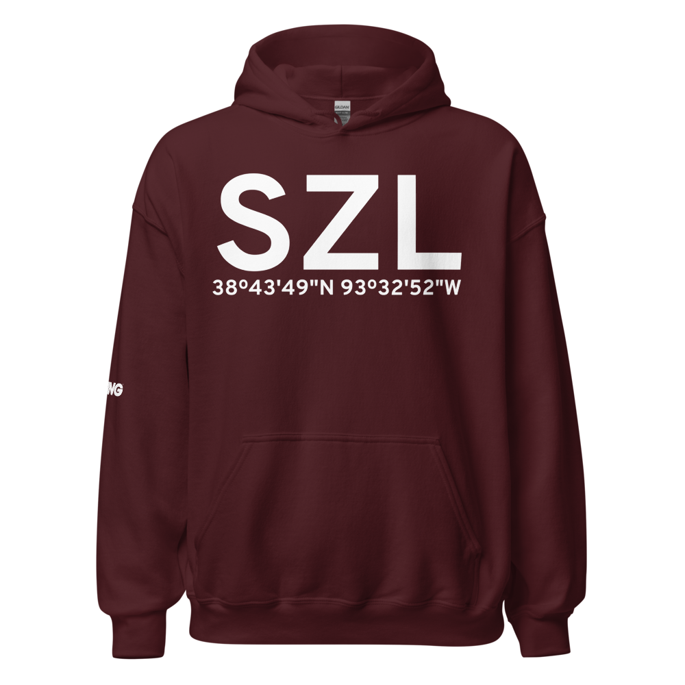 Knob Noster (KSZL) Airport Hoodie Sweatshirt 