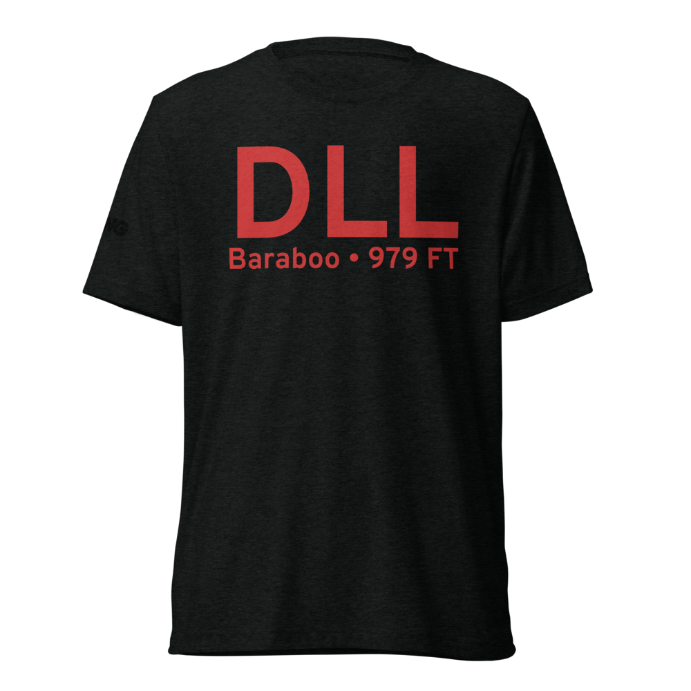 Baraboo (KDLL) Airport Tri-blend T-Shirt 