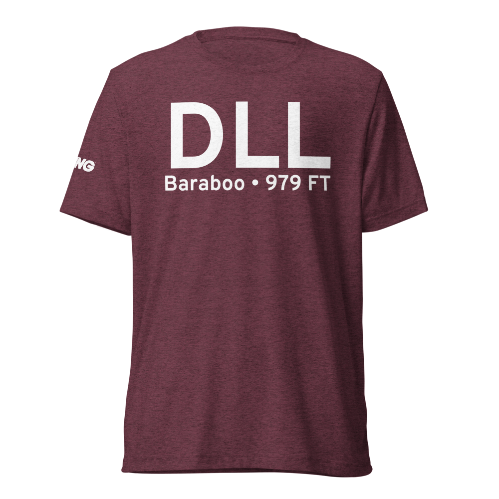 Baraboo (KDLL) Airport Tri-blend T-Shirt 