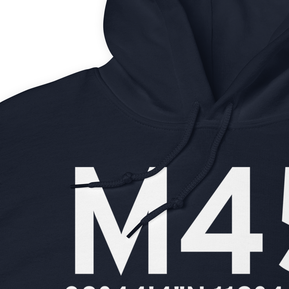 Markleeville (KM45) Airport Hoodie Sweatshirt 