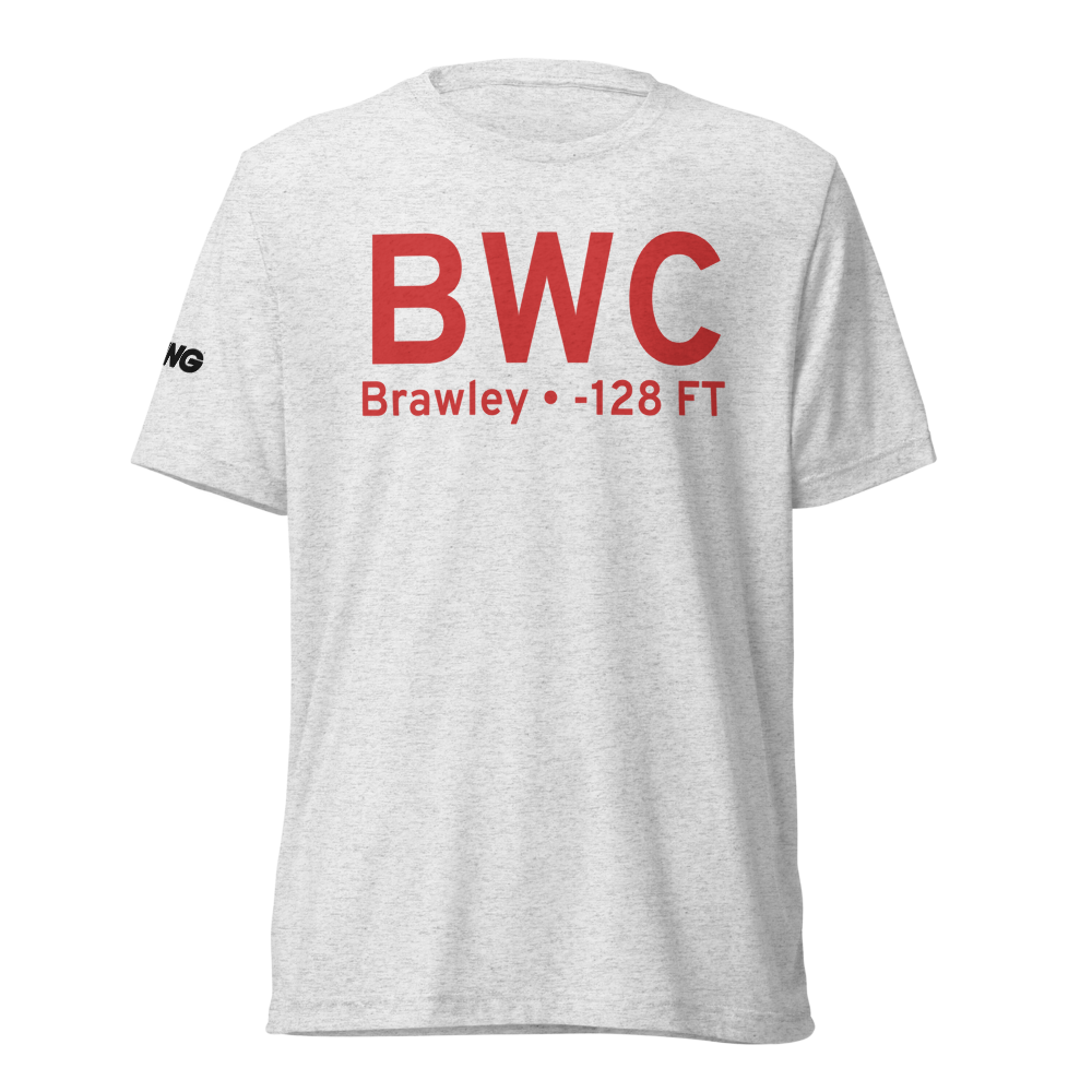 Brawley (KBWC) Airport Tri-blend T-Shirt 