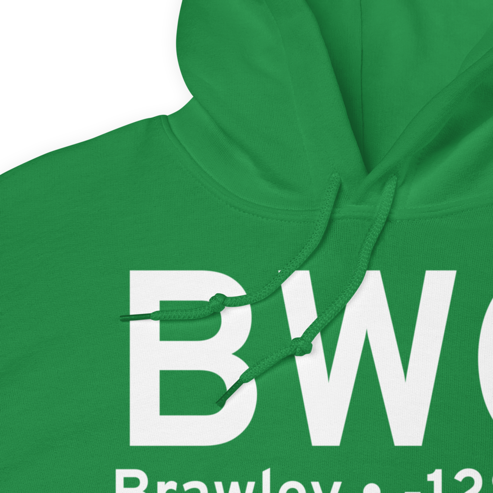 Brawley (KBWC) Airport Hoodie Sweatshirt 