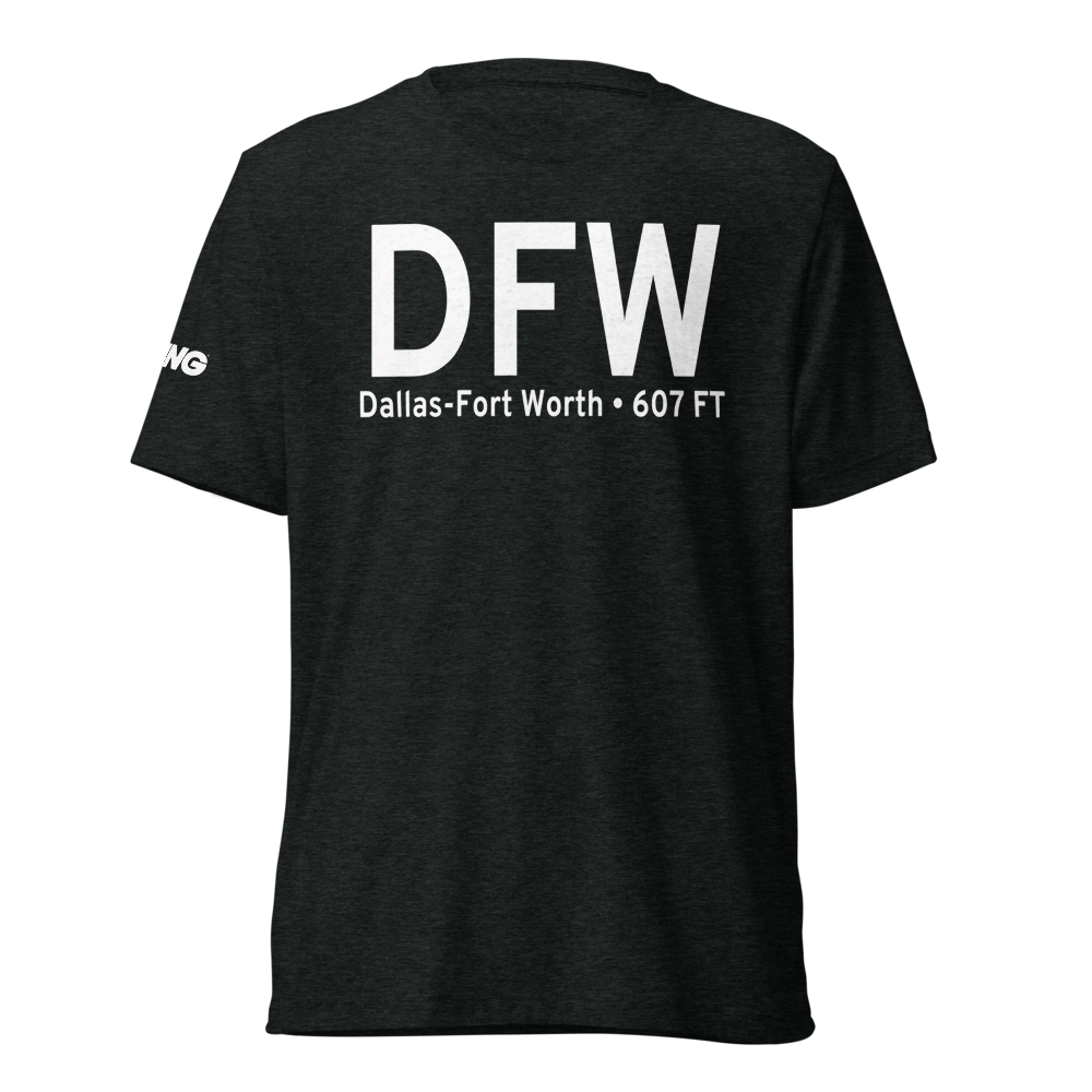 Dallas-Fort Worth (KDFW) Airport Tri-blend T-Shirt 