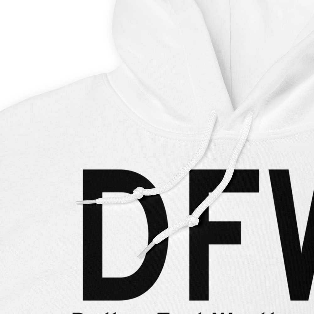 Dallas-Fort Worth (KDFW) Airport Hoodie Sweatshirt 