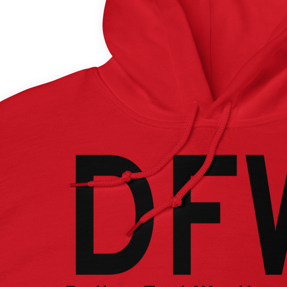 Dallas-Fort Worth (KDFW) Airport Hoodie Sweatshirt 