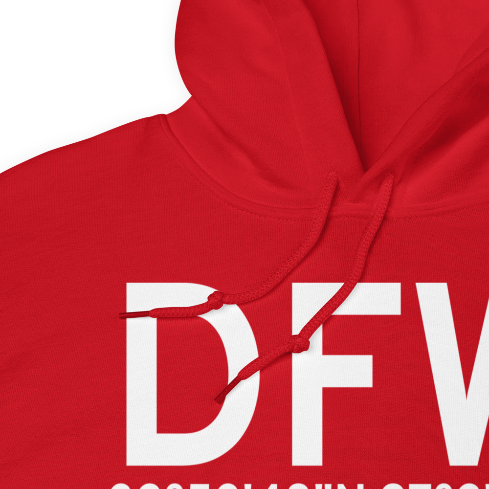 Dallas-Fort Worth (KDFW) Airport Hoodie Sweatshirt 