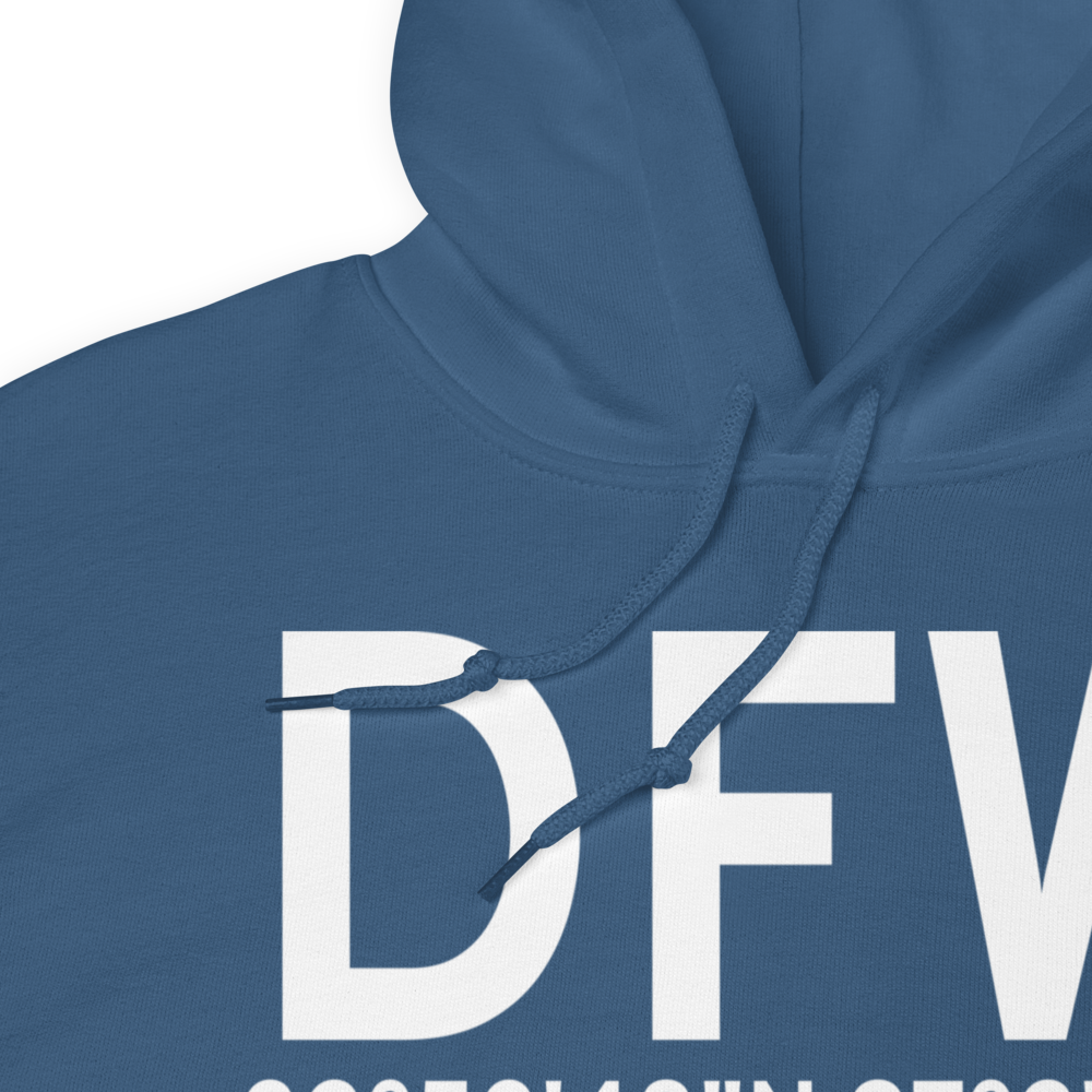 Dallas-Fort Worth (KDFW) Airport Hoodie Sweatshirt 