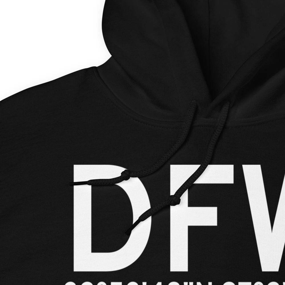 Dallas-Fort Worth (KDFW) Airport Hoodie Sweatshirt 