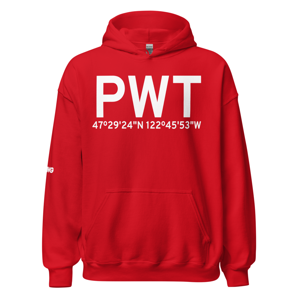 Bremerton (KPWT) Airport Hoodie Sweatshirt 