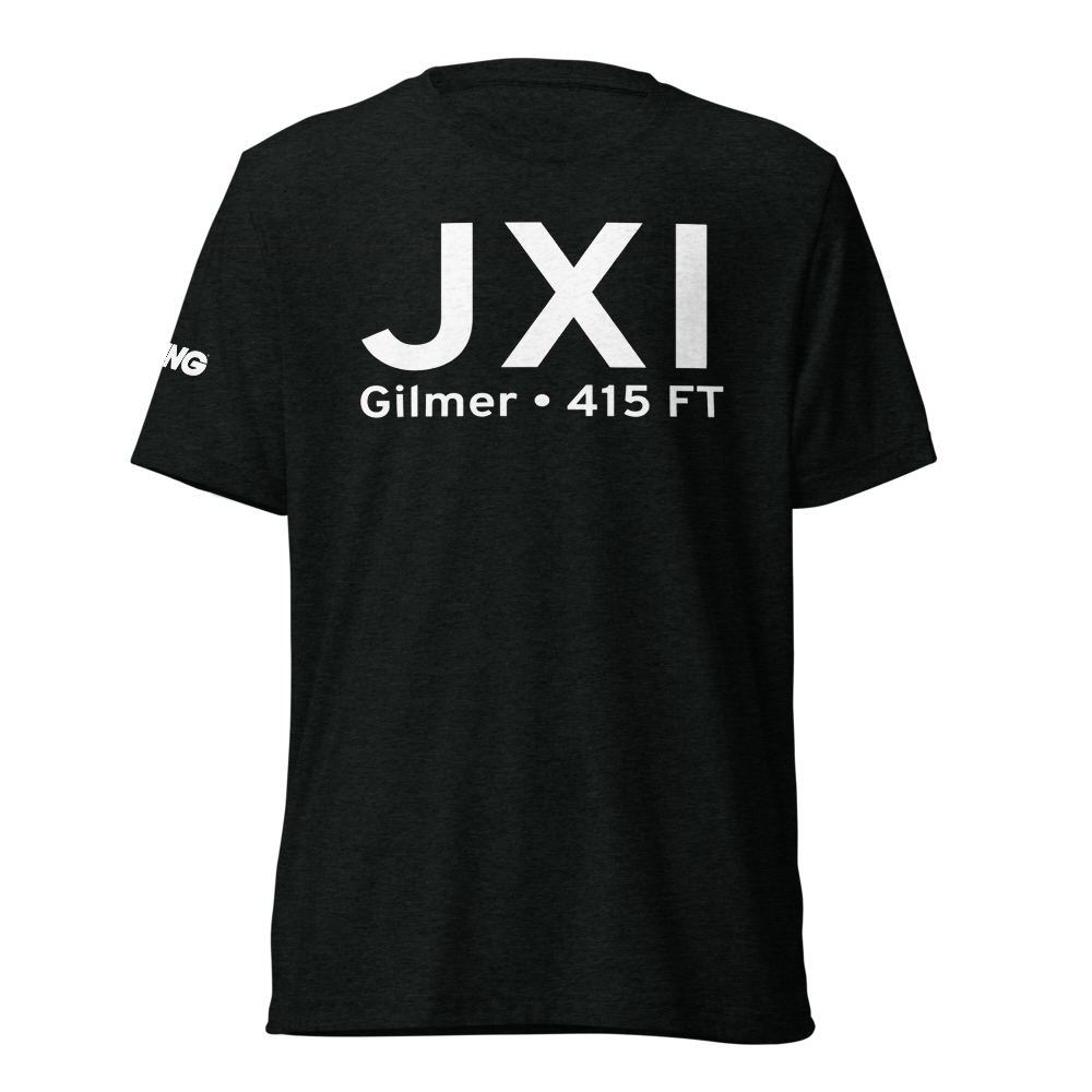 Gilmer (KJXI) Airport Tri-blend T-Shirt 