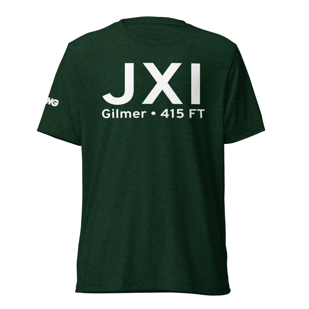 Gilmer (KJXI) Airport Tri-blend T-Shirt 