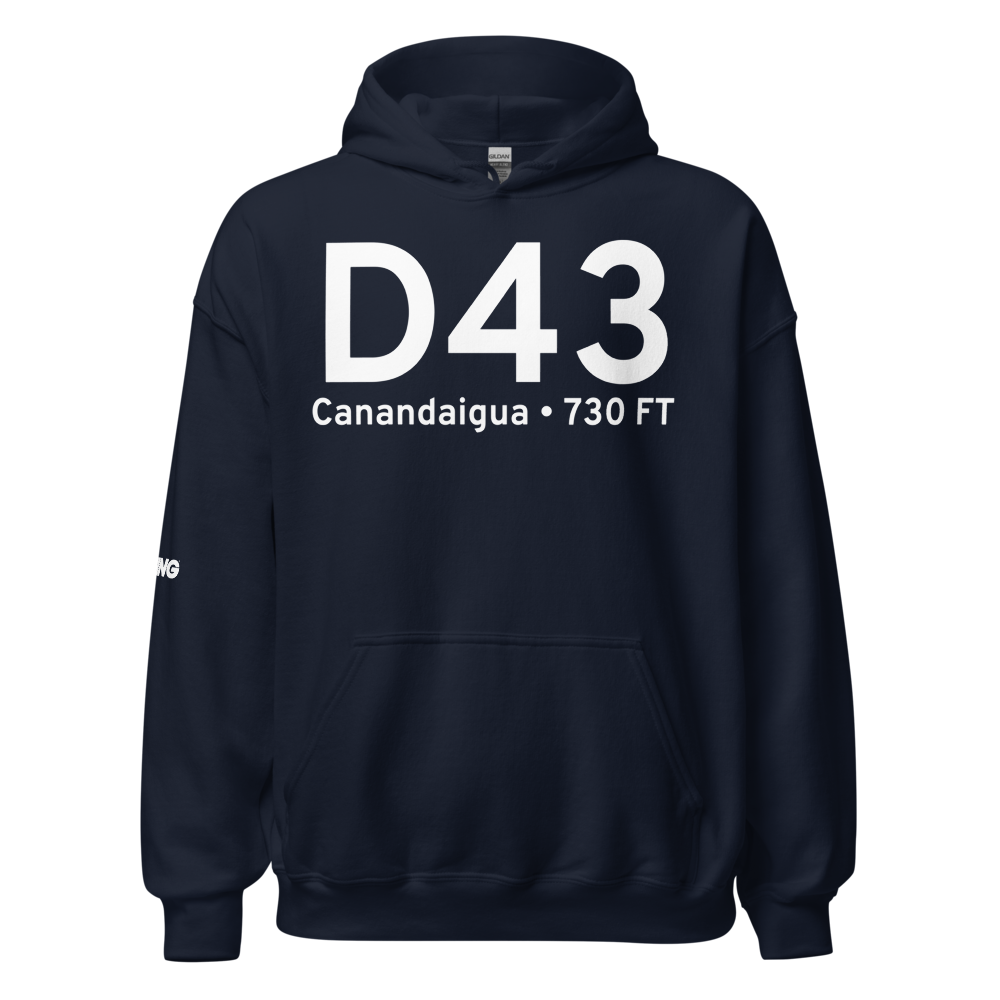 Canandaigua (D43) Airport Hoodie Sweatshirt 