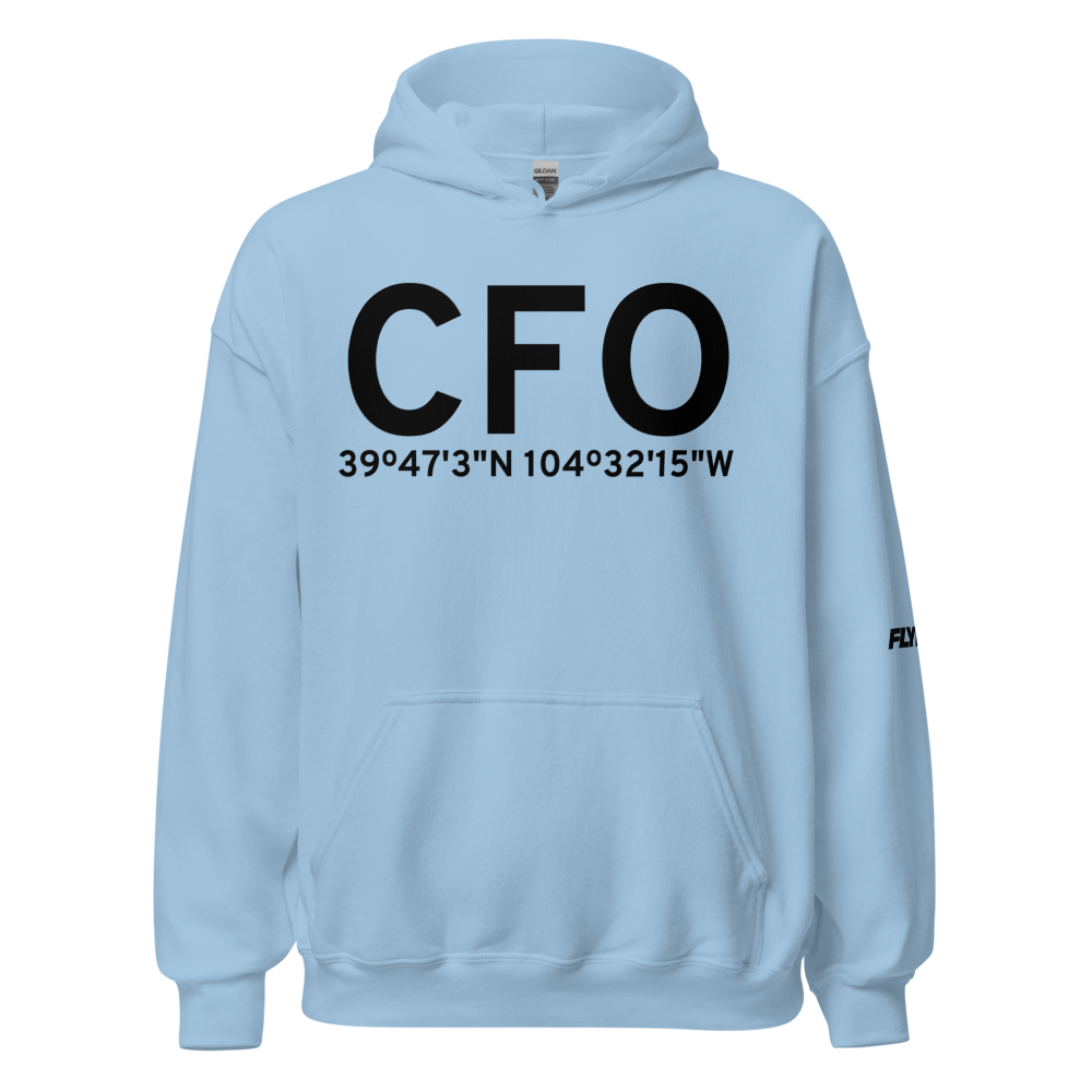 Denver (KFTG) Airport Hoodie Sweatshirt 