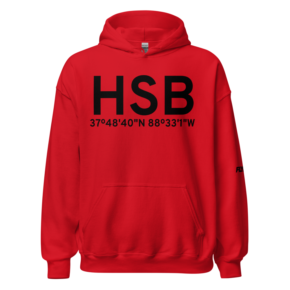Harrisburg (KHSB) Airport Hoodie Sweatshirt 