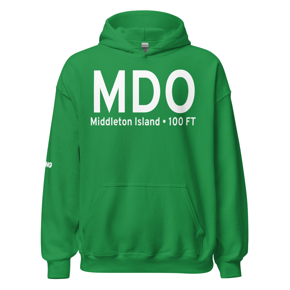 Middleton Island (PAMD) Airport Hoodie Sweatshirt 