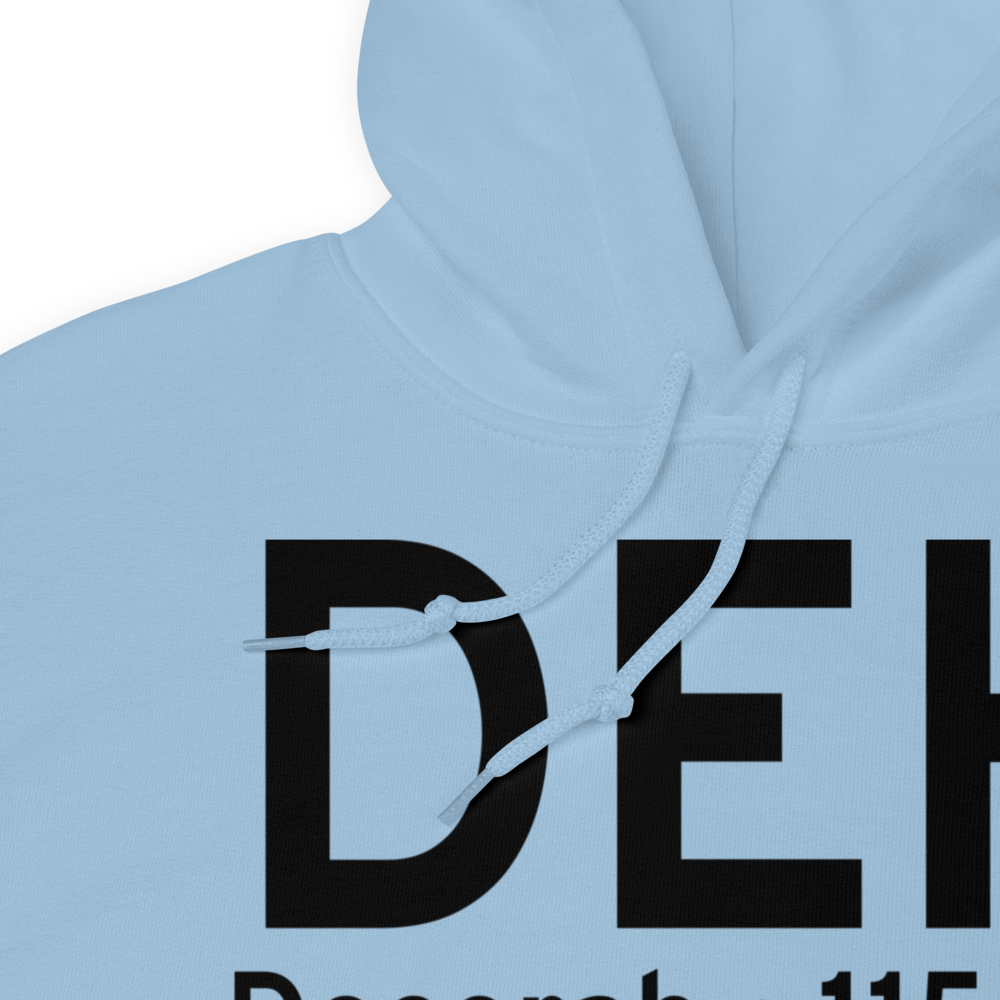 Decorah (KDEH) Airport Hoodie Sweatshirt 