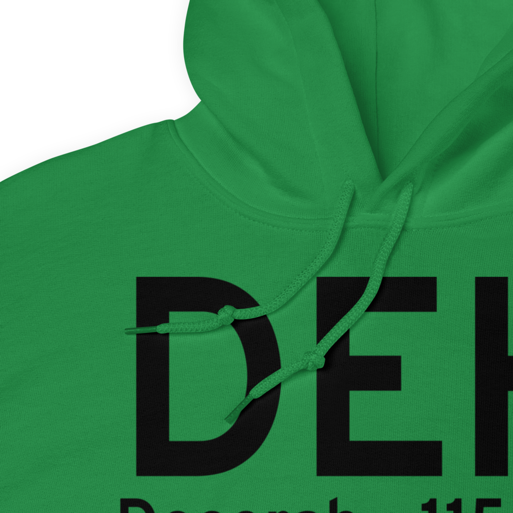 Decorah (KDEH) Airport Hoodie Sweatshirt 