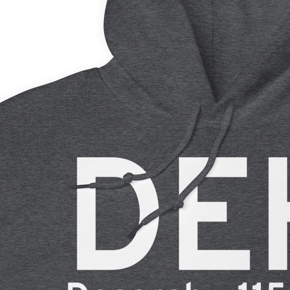 Decorah (KDEH) Airport Hoodie Sweatshirt 