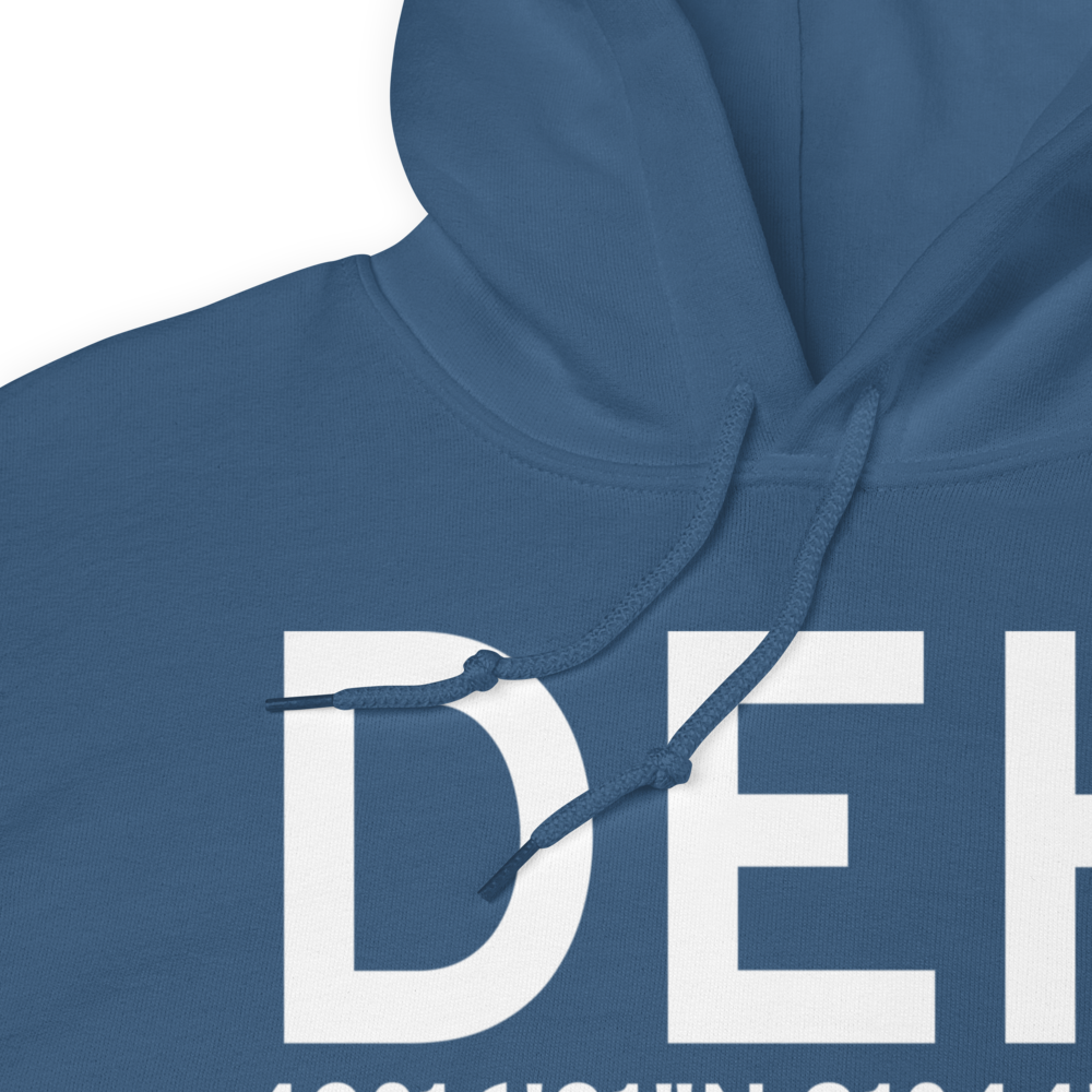 Decorah (KDEH) Airport Hoodie Sweatshirt 