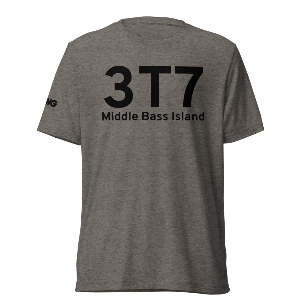 Middle Bass Island (3T7) Airport Tri-blend T-Shirt 