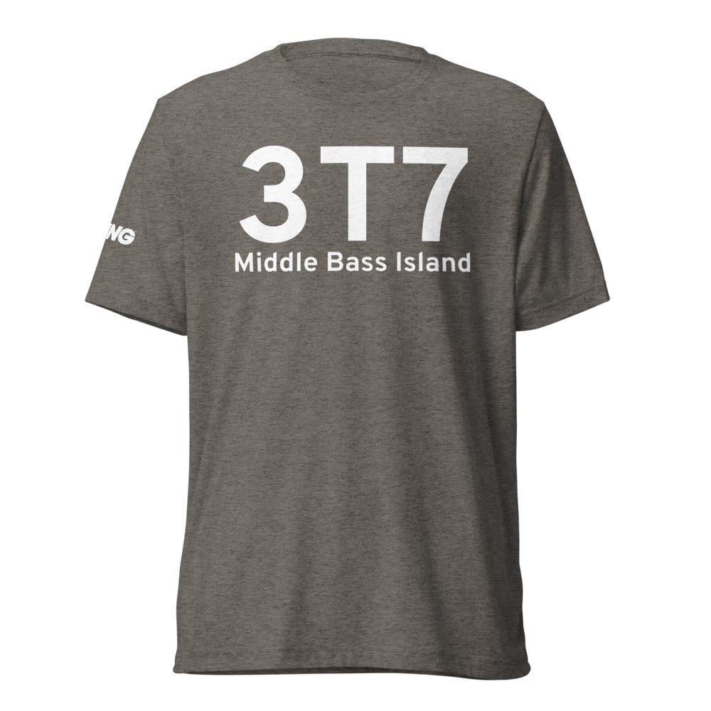 Middle Bass Island (3T7) Airport Tri-blend T-Shirt 