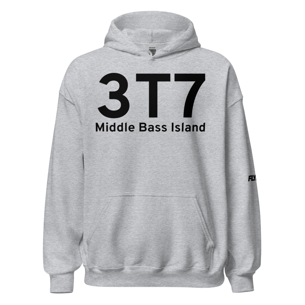 Middle Bass Island (3T7) Airport Hoodie Sweatshirt 