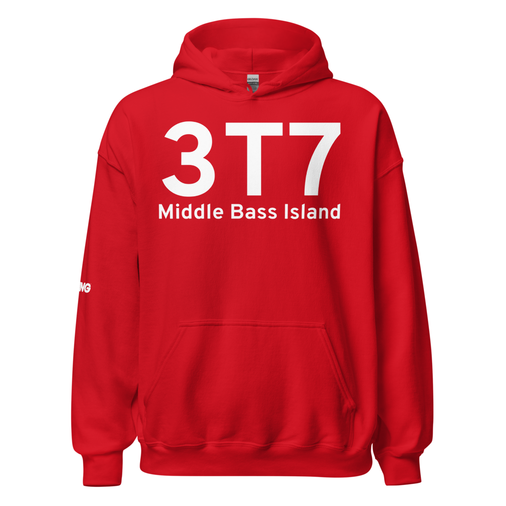Middle Bass Island (3T7) Airport Hoodie Sweatshirt 