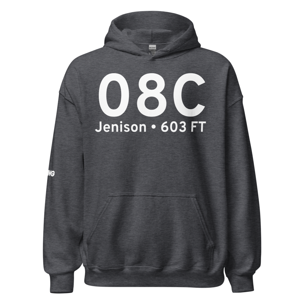 Jenison (K08C) Airport Hoodie Sweatshirt 