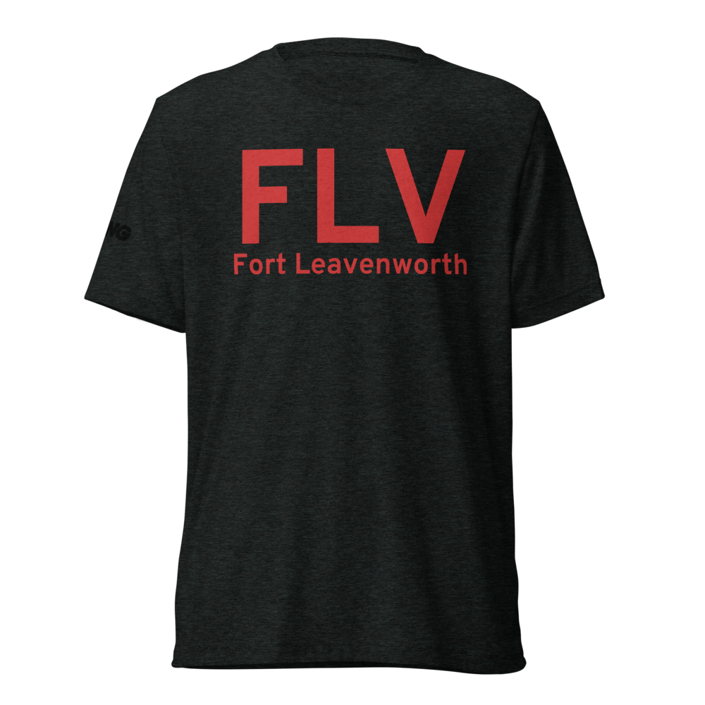 Fort Leavenworth (KFLV) Airport Tri-blend T-Shirt 