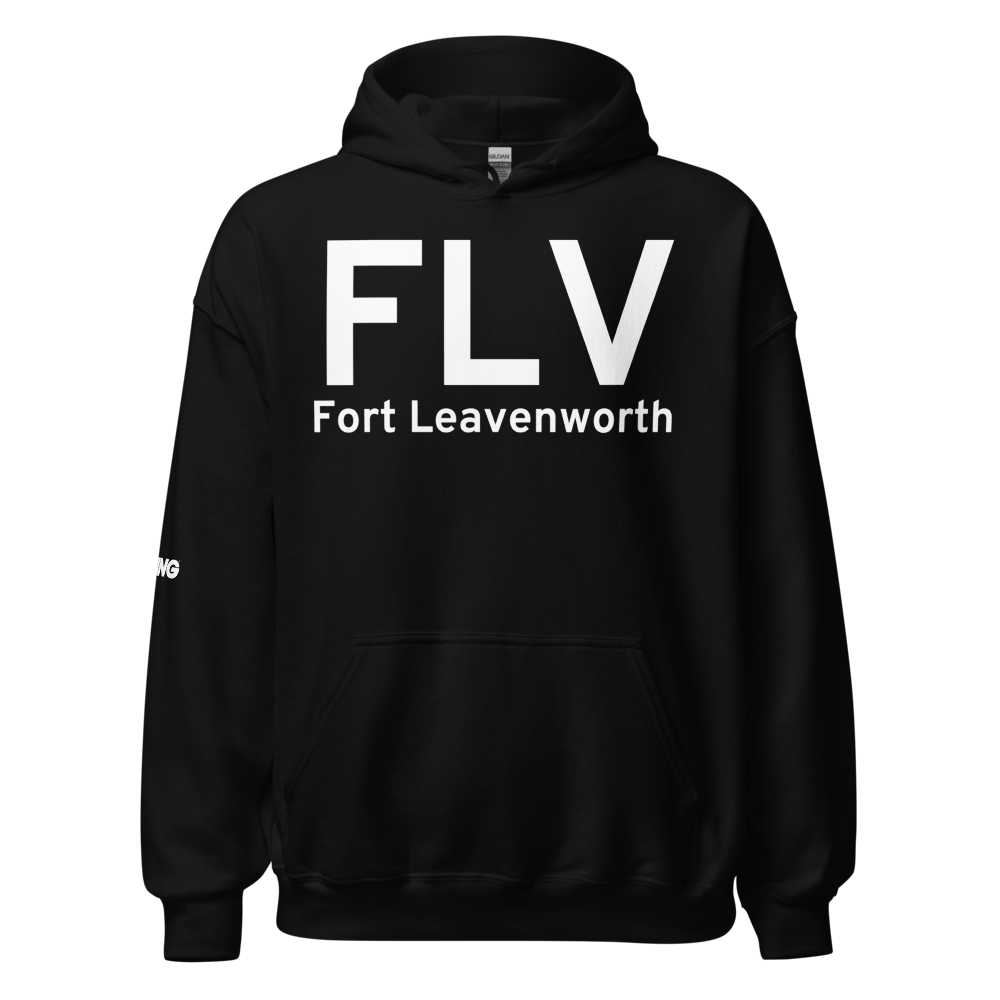 Fort Leavenworth (KFLV) Airport Hoodie Sweatshirt 