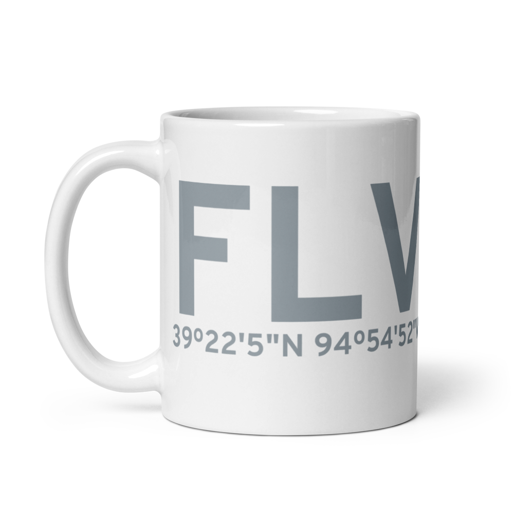 Fort Leavenworth (KFLV) Airport Mug 