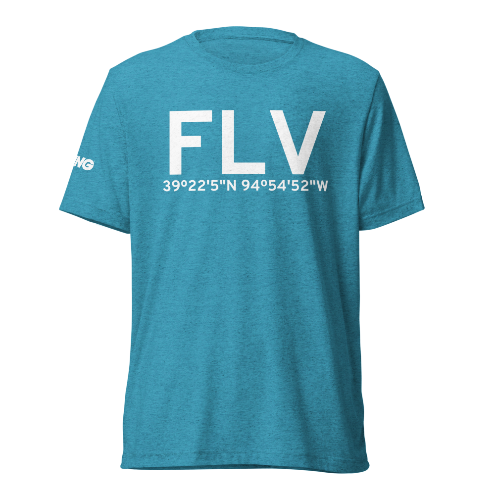 Fort Leavenworth (KFLV) Airport Tri-blend T-Shirt 