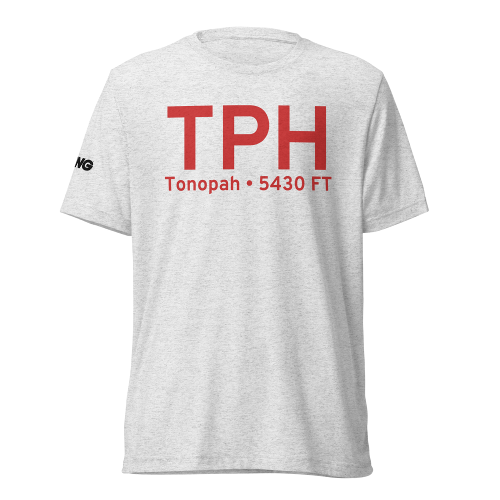 Tonopah (KTPH) Airport Tri-blend T-Shirt 