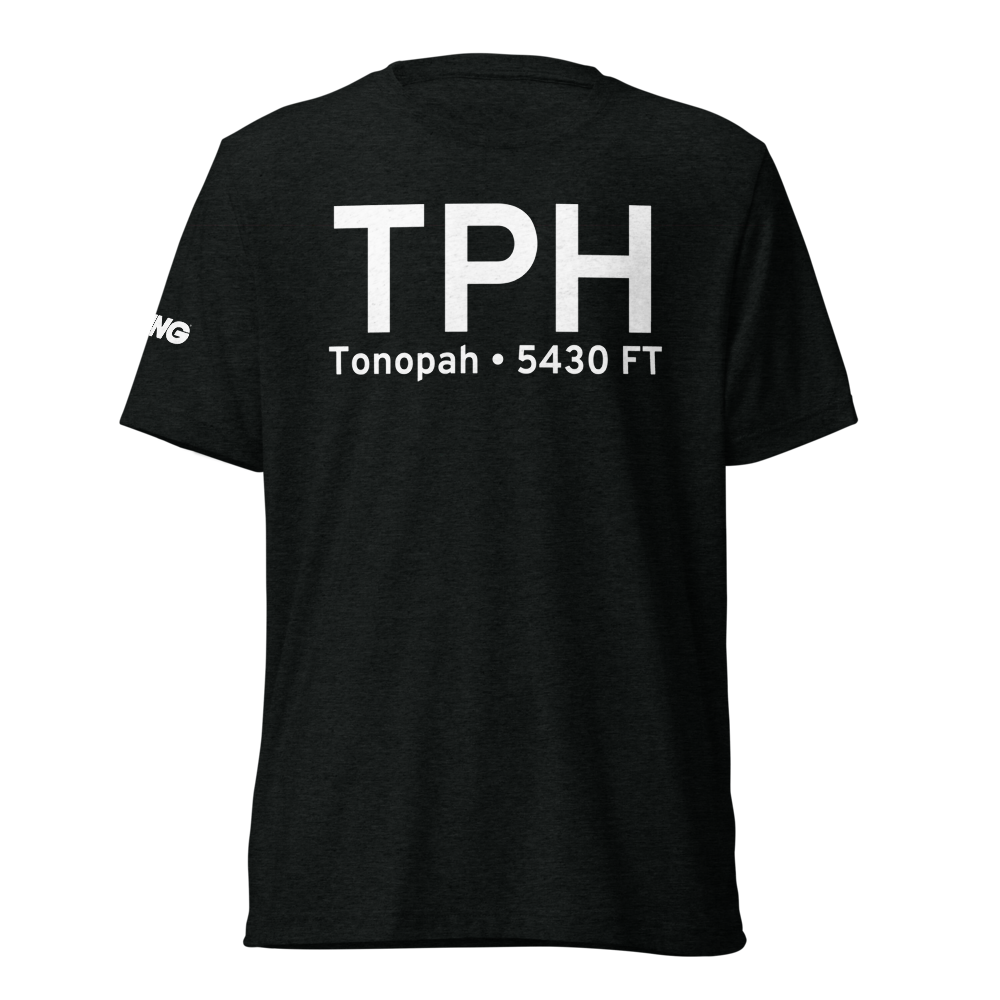 Tonopah (KTPH) Airport Tri-blend T-Shirt 