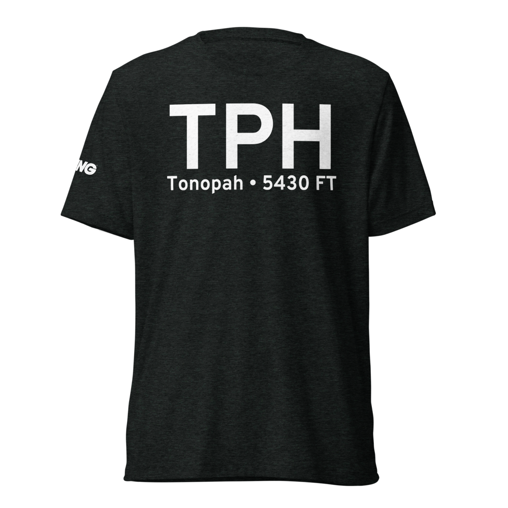 Tonopah (KTPH) Airport Tri-blend T-Shirt 
