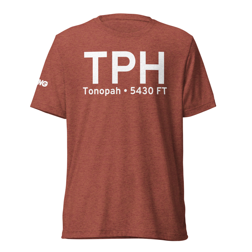 Tonopah (KTPH) Airport Tri-blend T-Shirt 