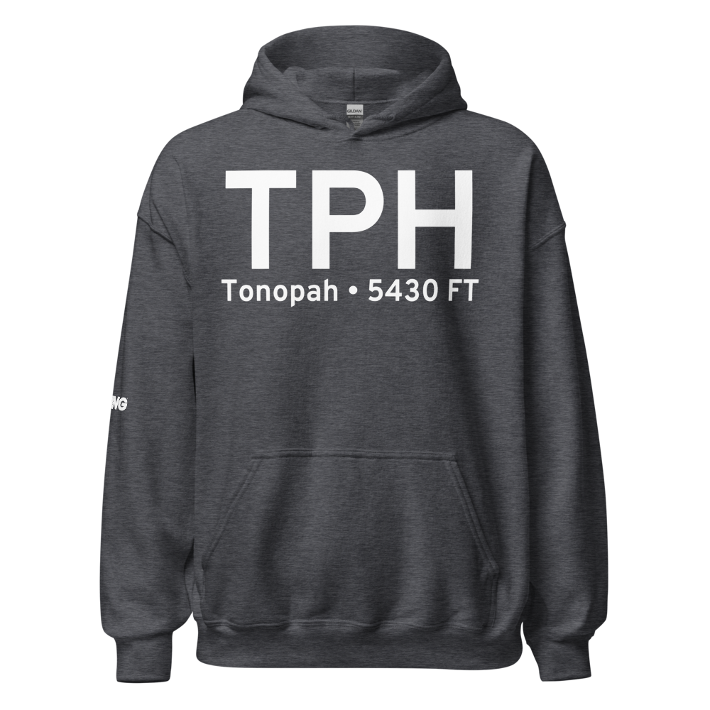 Tonopah (KTPH) Airport Hoodie Sweatshirt 