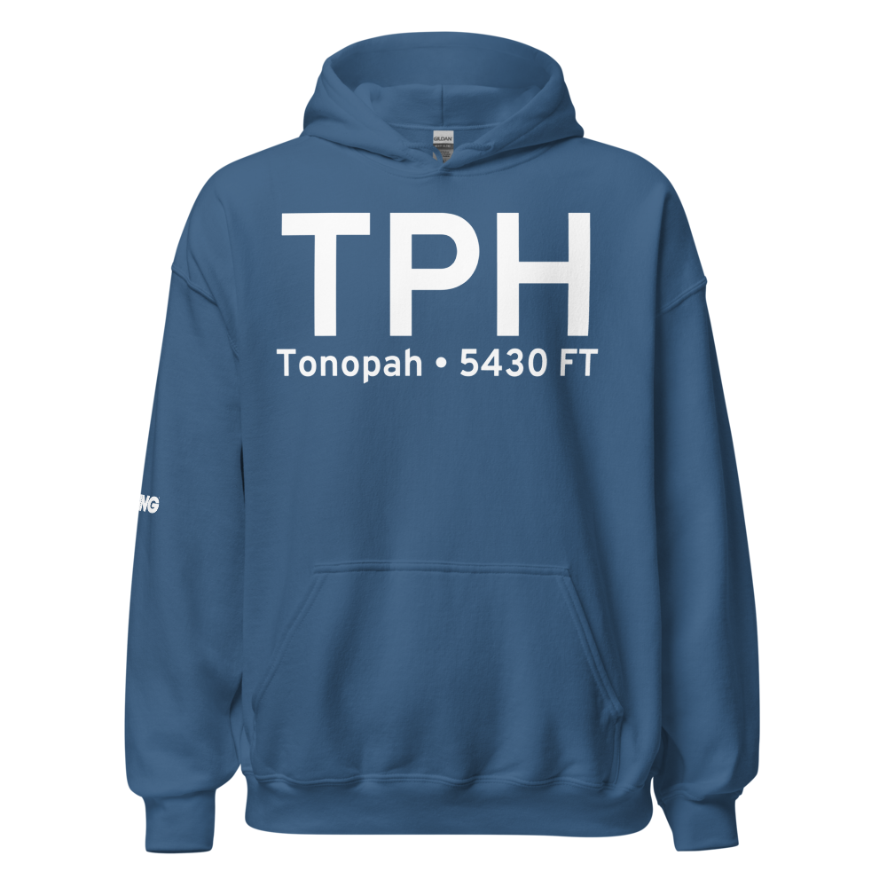 Tonopah (KTPH) Airport Hoodie Sweatshirt 