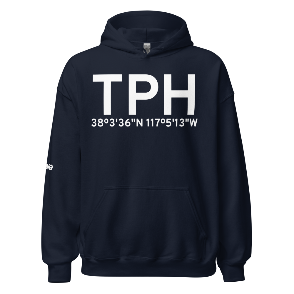 Tonopah (KTPH) Airport Hoodie Sweatshirt 