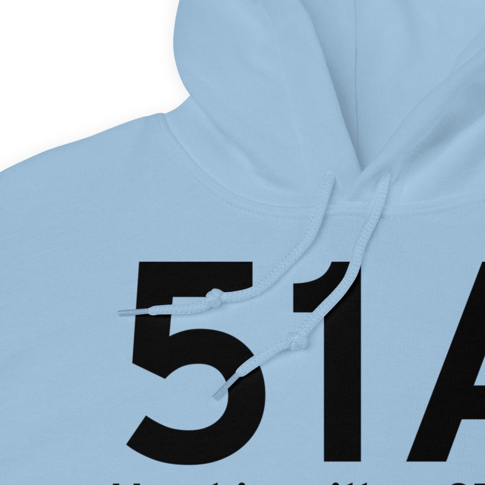 Hawkinsville (K51A) Airport Hoodie Sweatshirt 