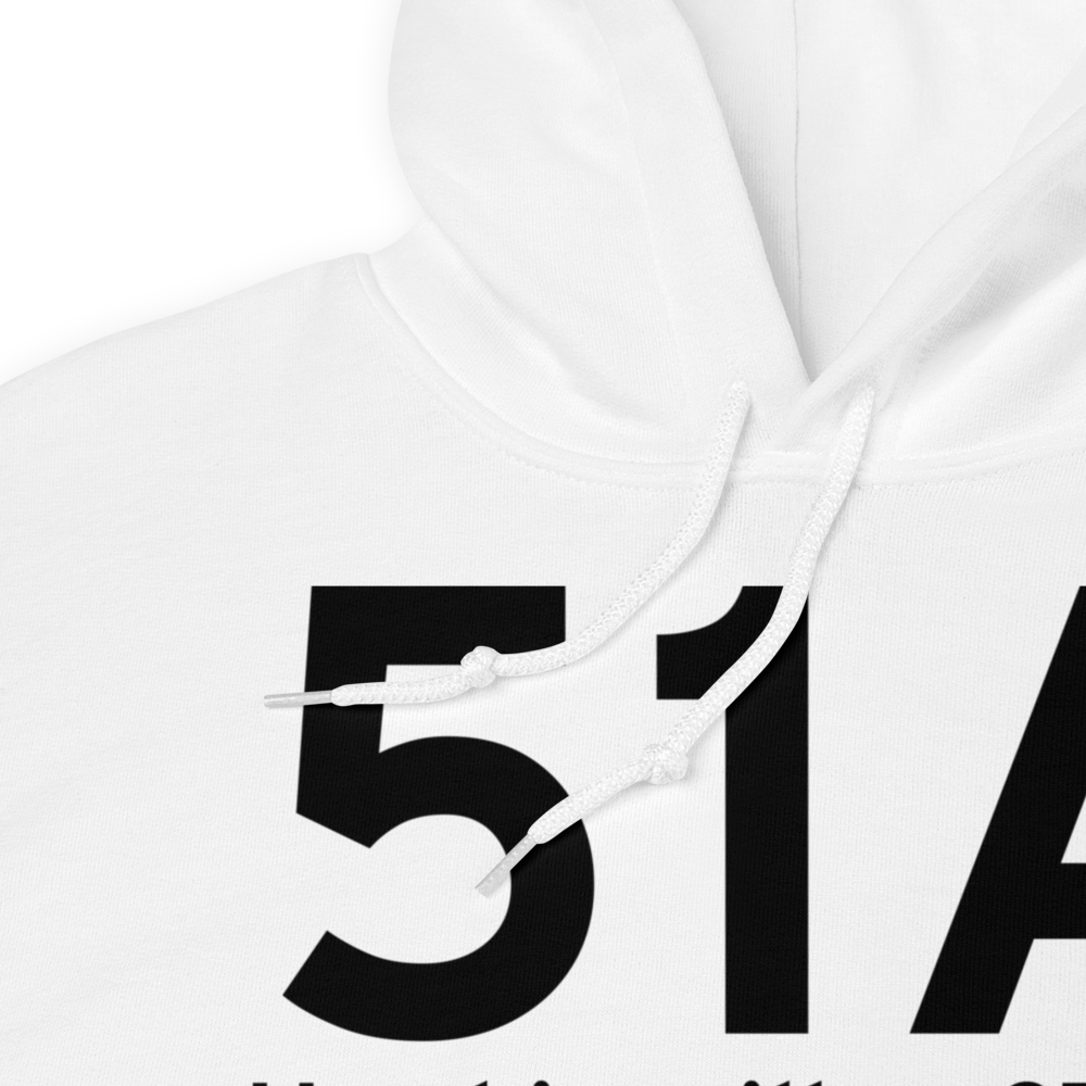 Hawkinsville (K51A) Airport Hoodie Sweatshirt 