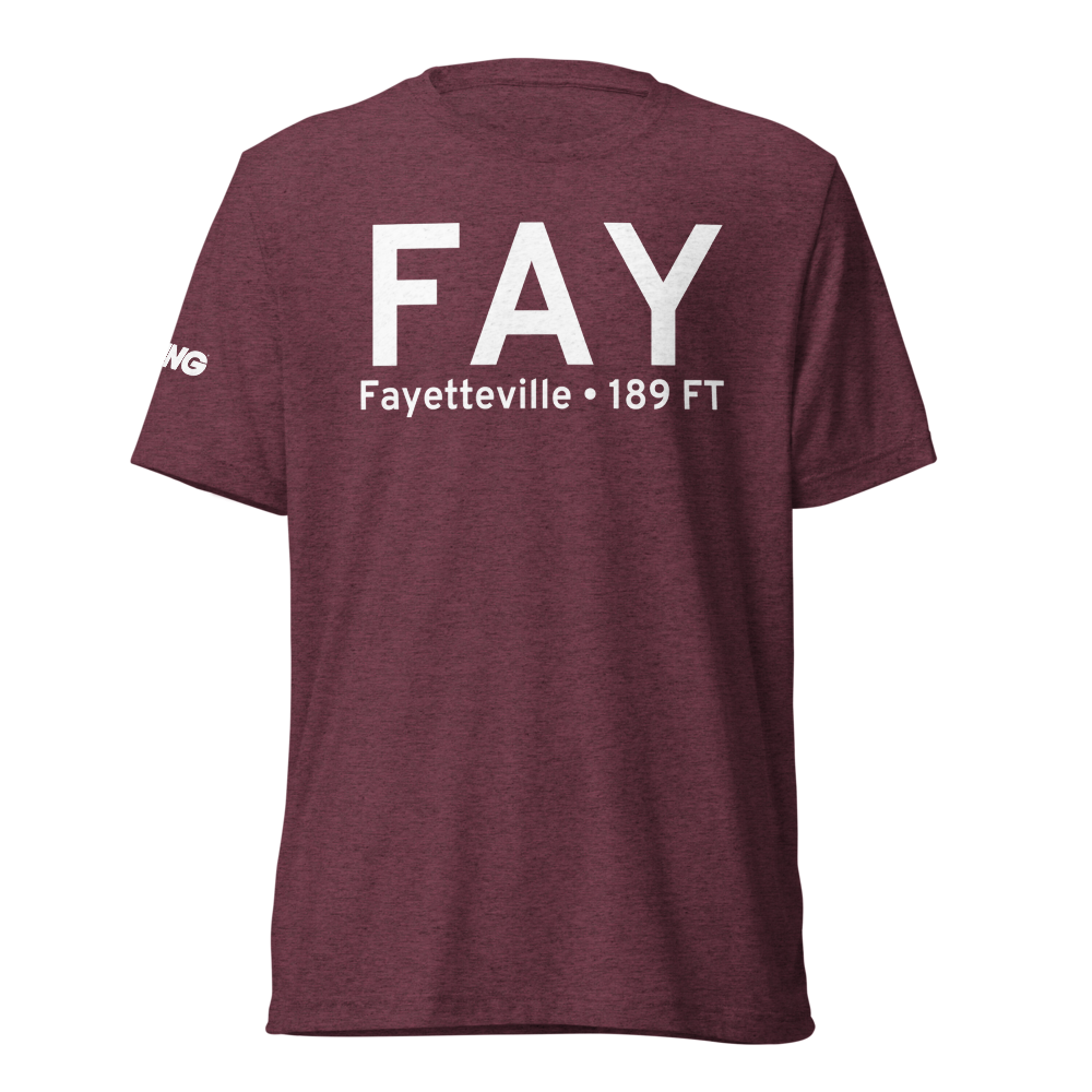 Fayetteville (KFAY) Airport Tri-blend T-Shirt 