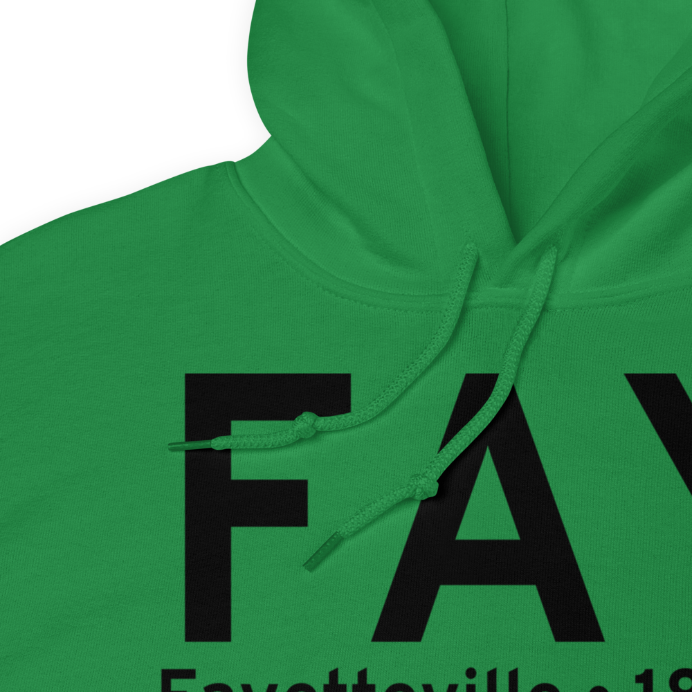 Fayetteville (KFAY) Airport Hoodie Sweatshirt 