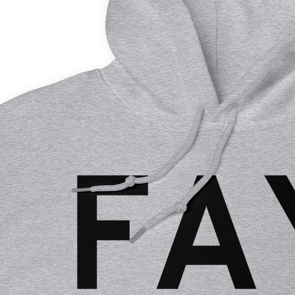 Fayetteville (KFAY) Airport Hoodie Sweatshirt 