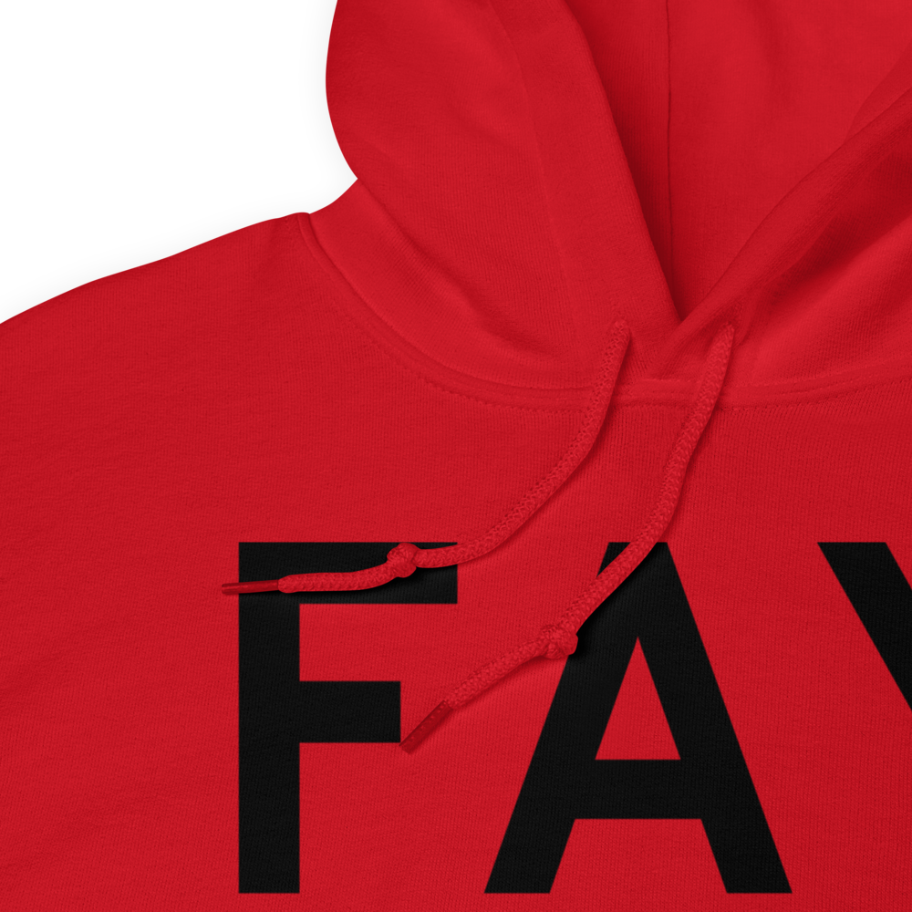 Fayetteville (KFAY) Airport Hoodie Sweatshirt 