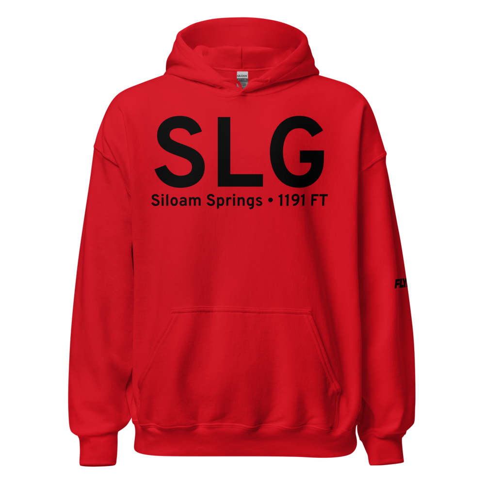 Siloam Springs (KSLG) Airport Hoodie Sweatshirt 