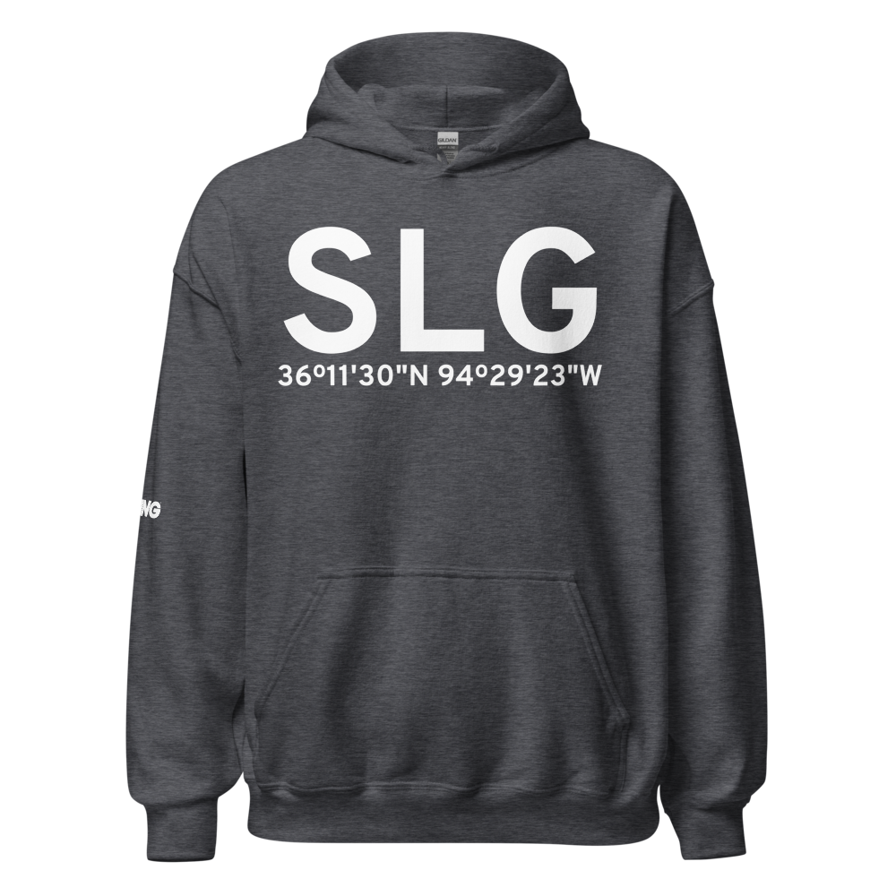 Siloam Springs (KSLG) Airport Hoodie Sweatshirt 
