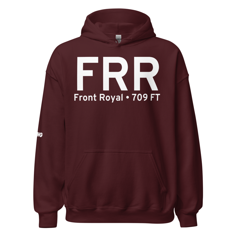 Front Royal (KFRR) Airport Hoodie Sweatshirt 