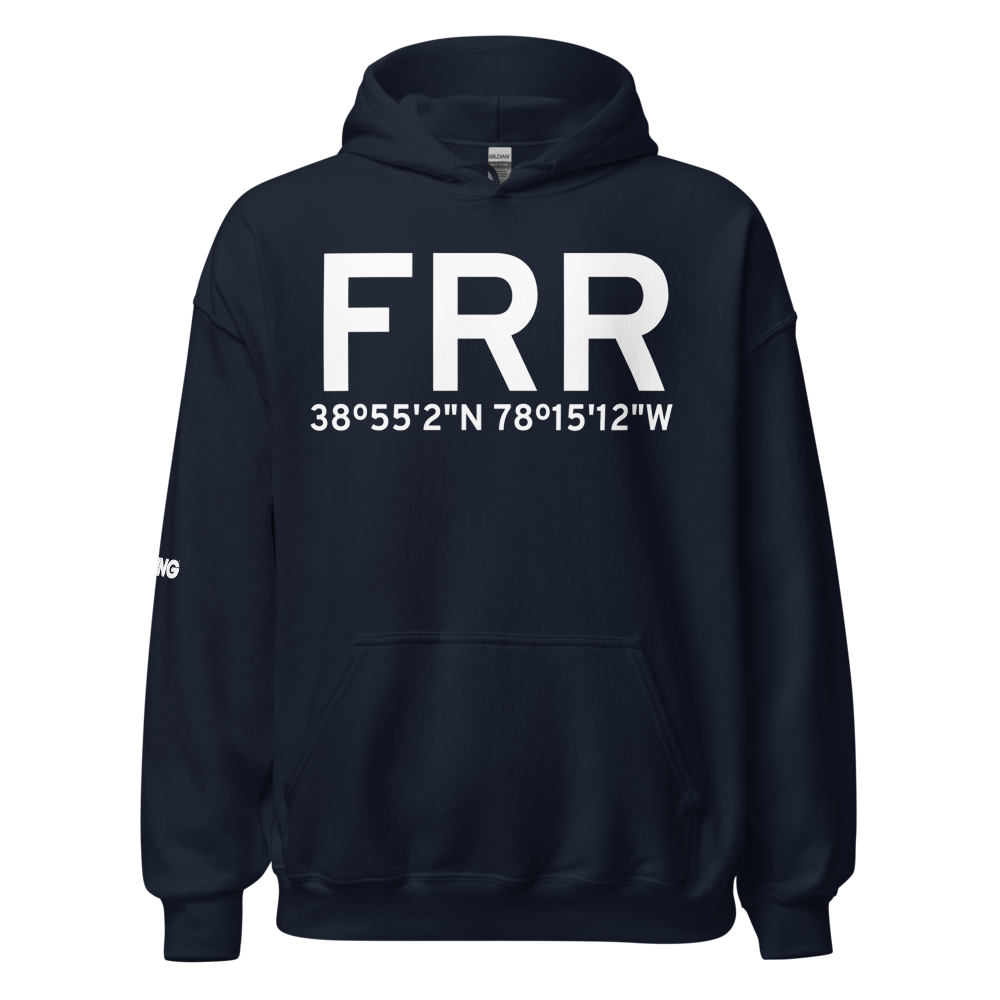 Front Royal (KFRR) Airport Hoodie Sweatshirt 