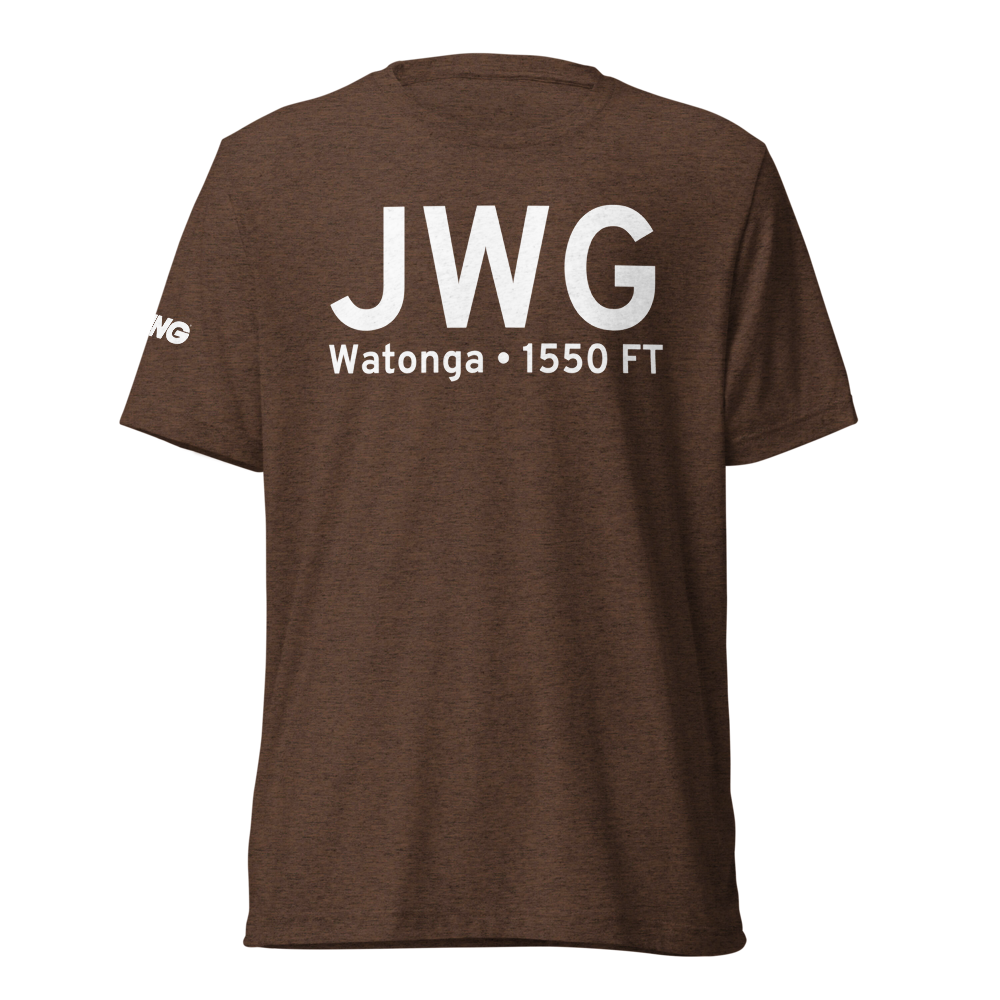 Watonga (KJWG) Airport Tri-blend T-Shirt 